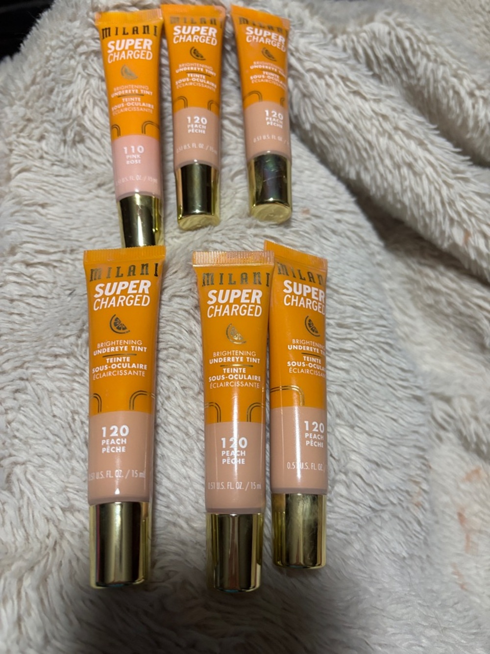 Milani Super Charged Brightening Undereye Tint - Peach & Gold Accents